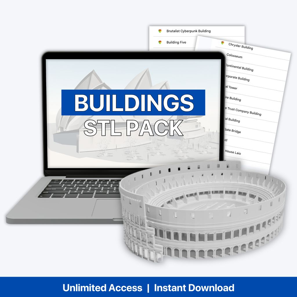 Buildings STL Pack